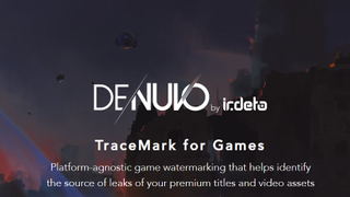 Official imagery of Irdeto's Denuvo TraceMark for Games.
