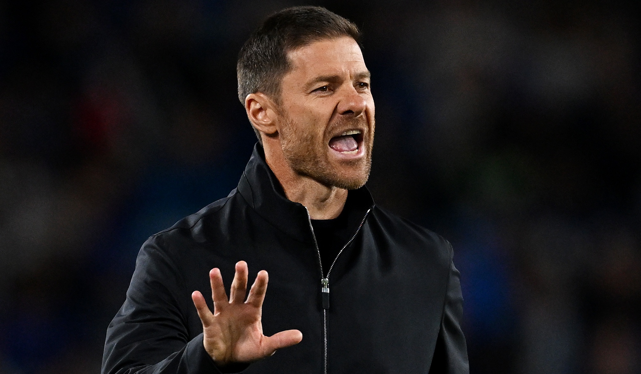 Xabi Alonso, Manager of Chelsea, reacts during the Sydney Super Cup match between Western Sydney Wanderers and Chelsea FC at Accor Stadium on July 28, 2026 in Sydney, Australia