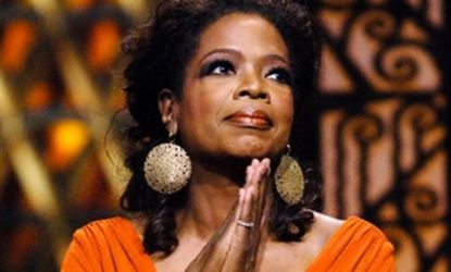 Talk show host Oprah Winfrey.