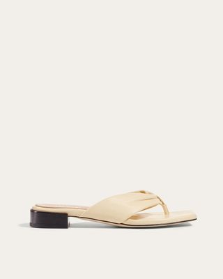 Wrap Sandal, Creme