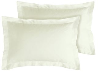 Habitat 400tc Egyptian Cotton Oxford Pillowcase Pair - White