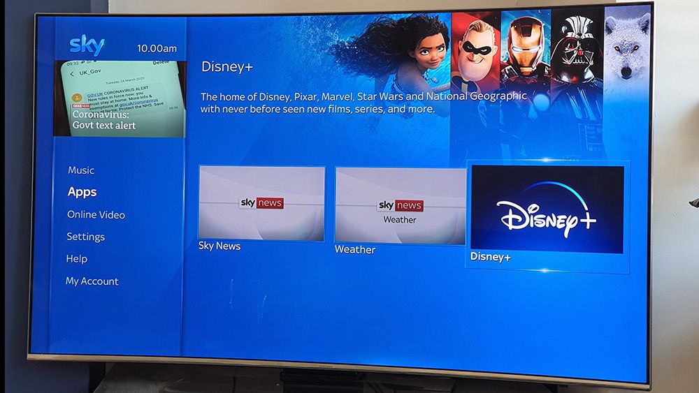 Sky will support Disney Plus&#039; 4K content &#039;later this year&#039;