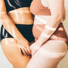 two women with cellulite