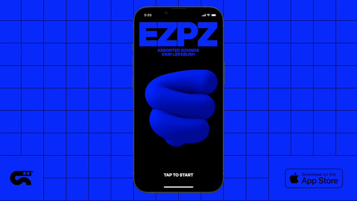 EZPZ is a free music-making iOS app that lets you doodle with sound