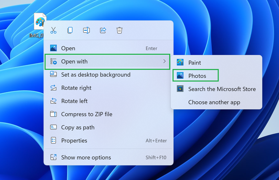 Easy guide to Open .HEIC Format files in Windows 11