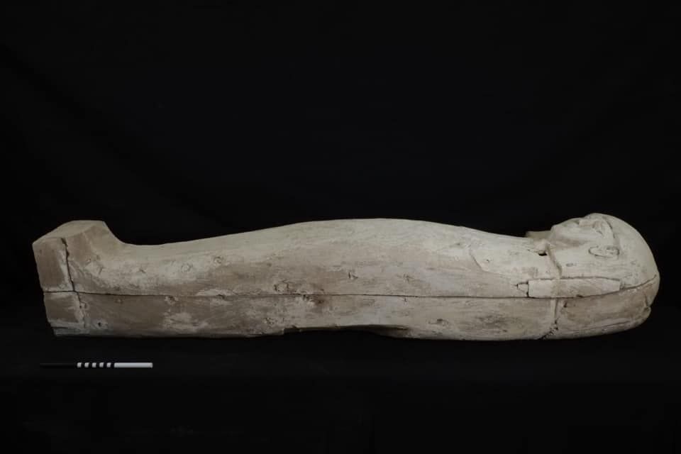 The coffin was made from a sycamore trunk.