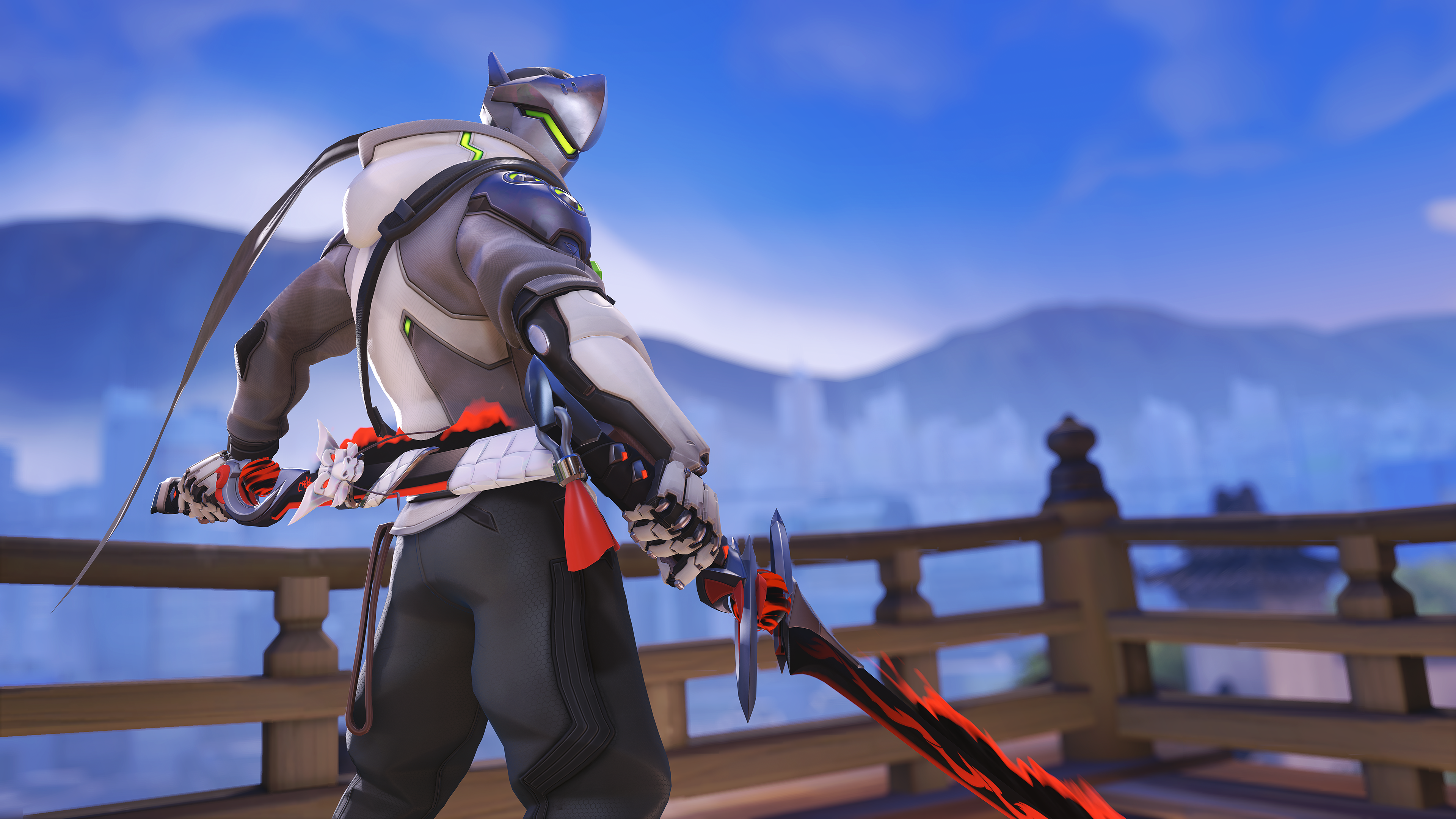 Overwatch Season 2: The Genji mythinc weapon.