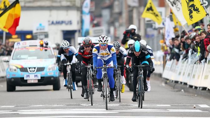 The sprint for third place