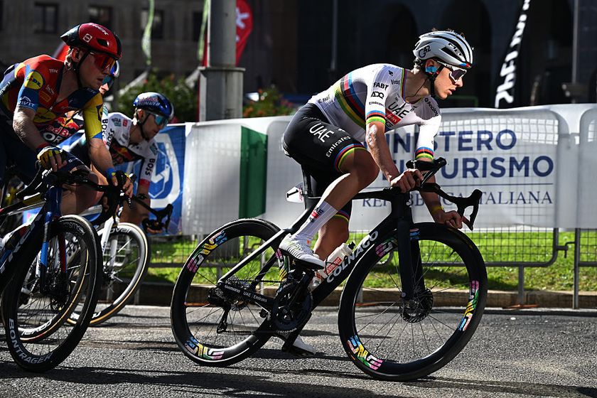 2025 Tre Valli Varesine: Tadej Pogačar en route to victory