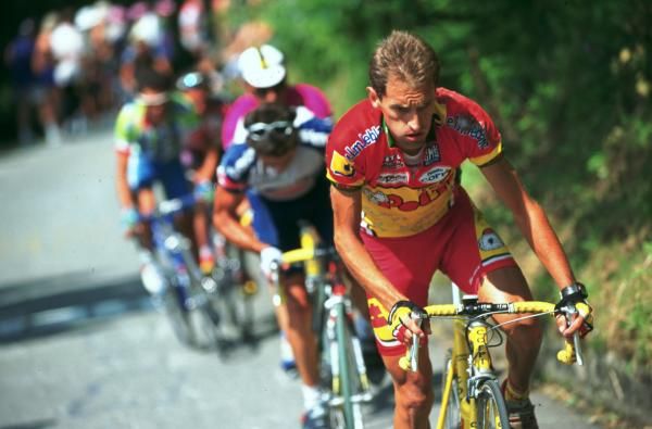 Gotti on the way to winnnig the 1999 Giro