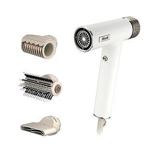 Shark Hair Dryer Speedstyle Rapidgloss Finisher and High-Velocity Dryer, Ionic Hair Blow Dryer With Iq Speed Styling and Drying Suite, No Heat Damage, Best for Straight and Wavy Hair, Silk, Hd331