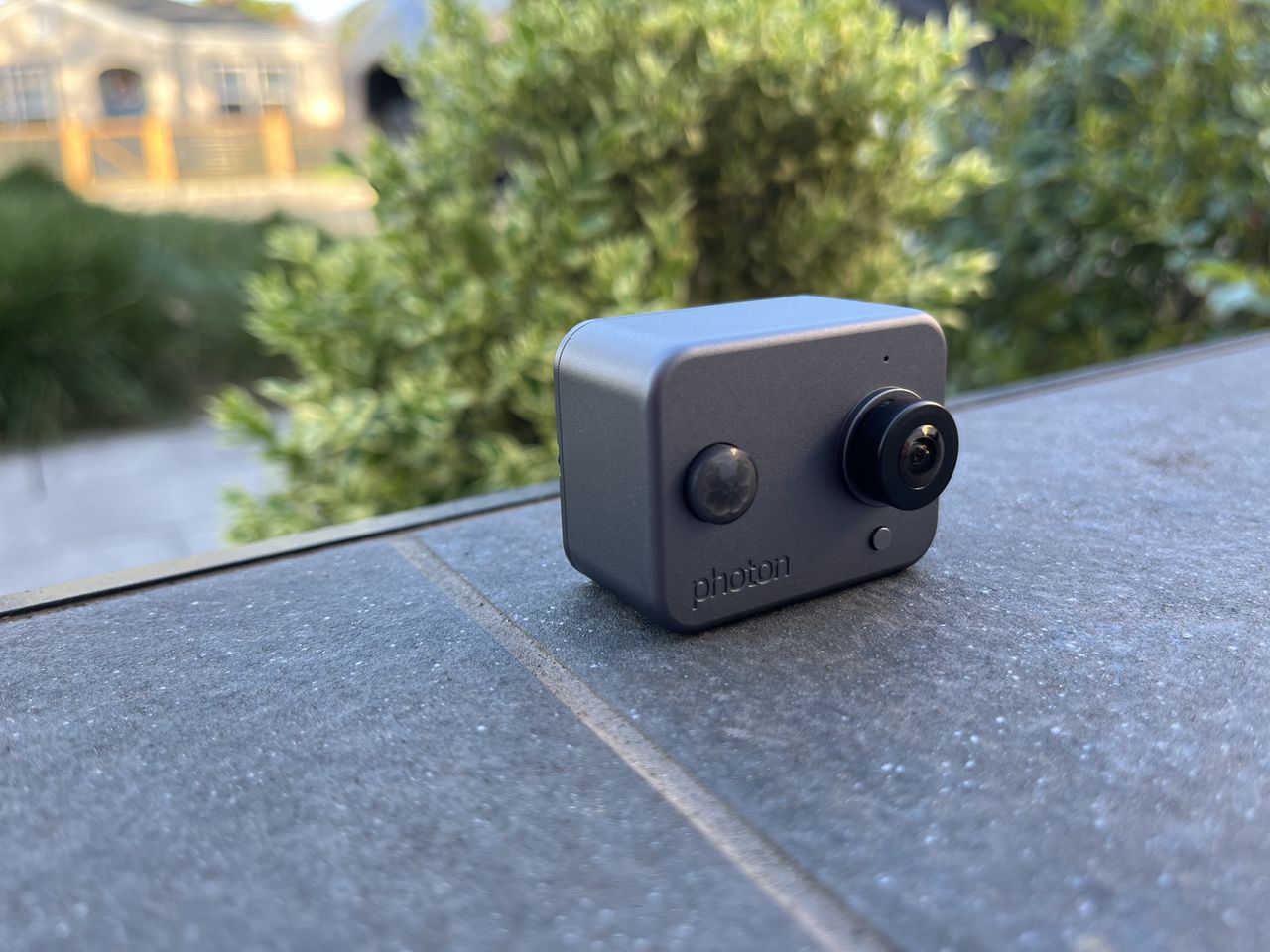 Toaster Photon camera next to coin