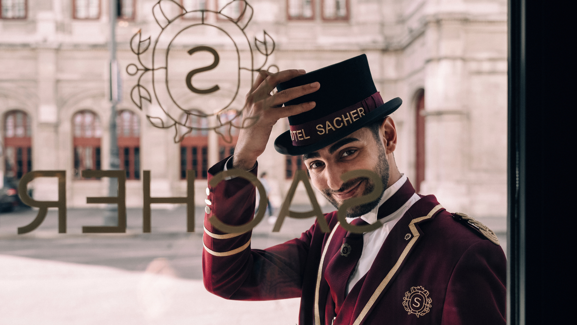 Doorman at Hotel Sacher Wien