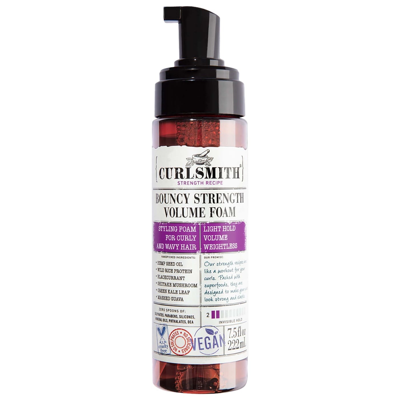Curlsmith Bouncy Strength Volume Hair Foam
