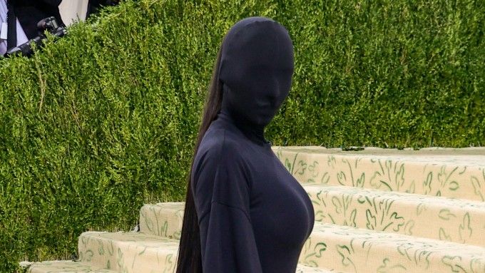 Kim Kardashian attends The 2021 Met Gala Celebrating In America: A Lexicon Of Fashion at Metropolitan Museum of Art on September 13, 2021 in New York City
