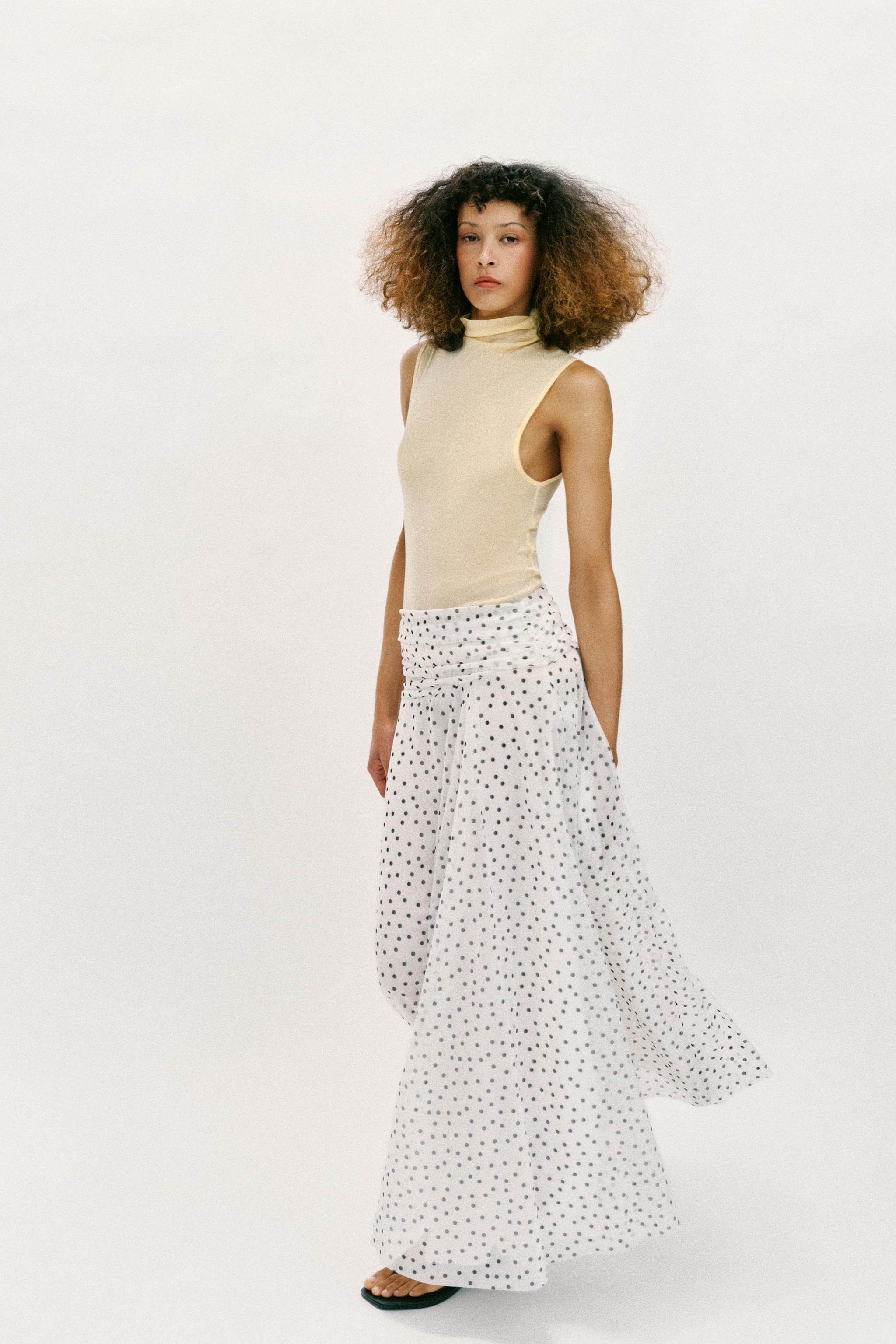 Long Dots Skirt