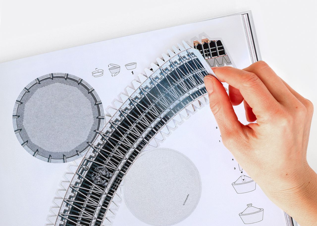 Cirk includes five cut-out paper models to make yourself