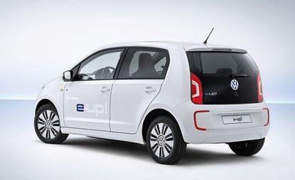 Volkswagen electric car e-Up side view