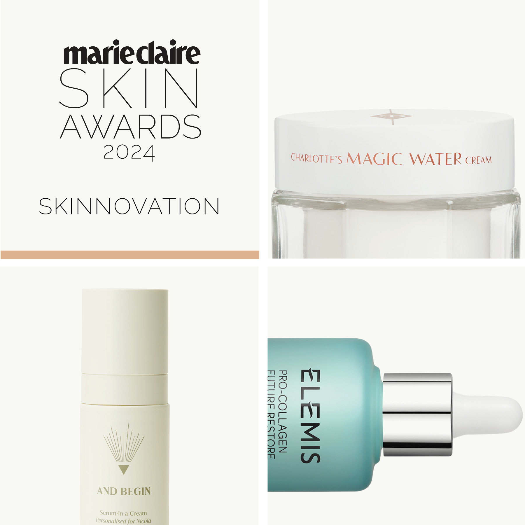 Things are looking up in the skincare world thanks to these 18 incredible Marie Claire UK Award winning skinnovations