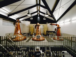 Kanosuke Distillery, three pot stills