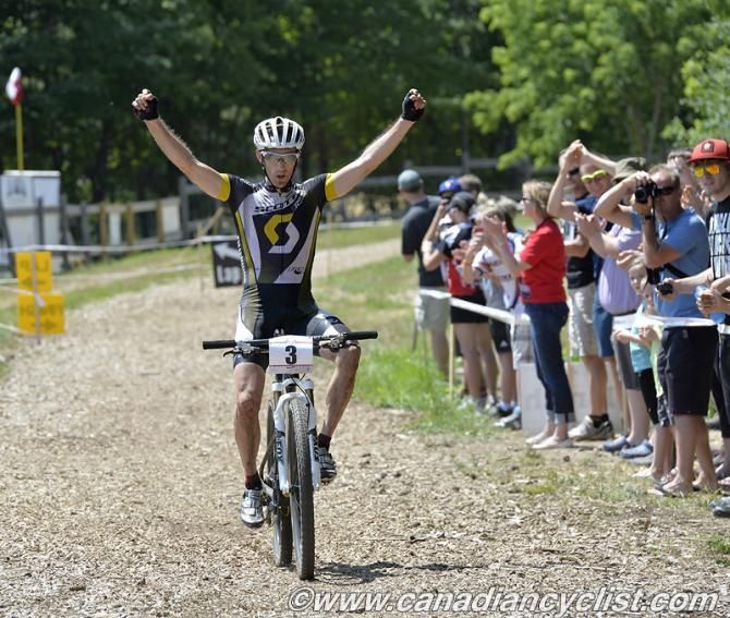 Derek Zandstra (Scott- 3Rox Racing) wins his first Canadian Cross Country National Championship