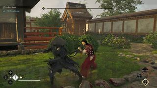 Assassin's Creed Shadows weapons Naoe using Tanto against shinobi