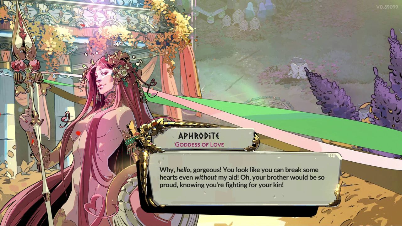 Hades 2 characters goddess aphrodite