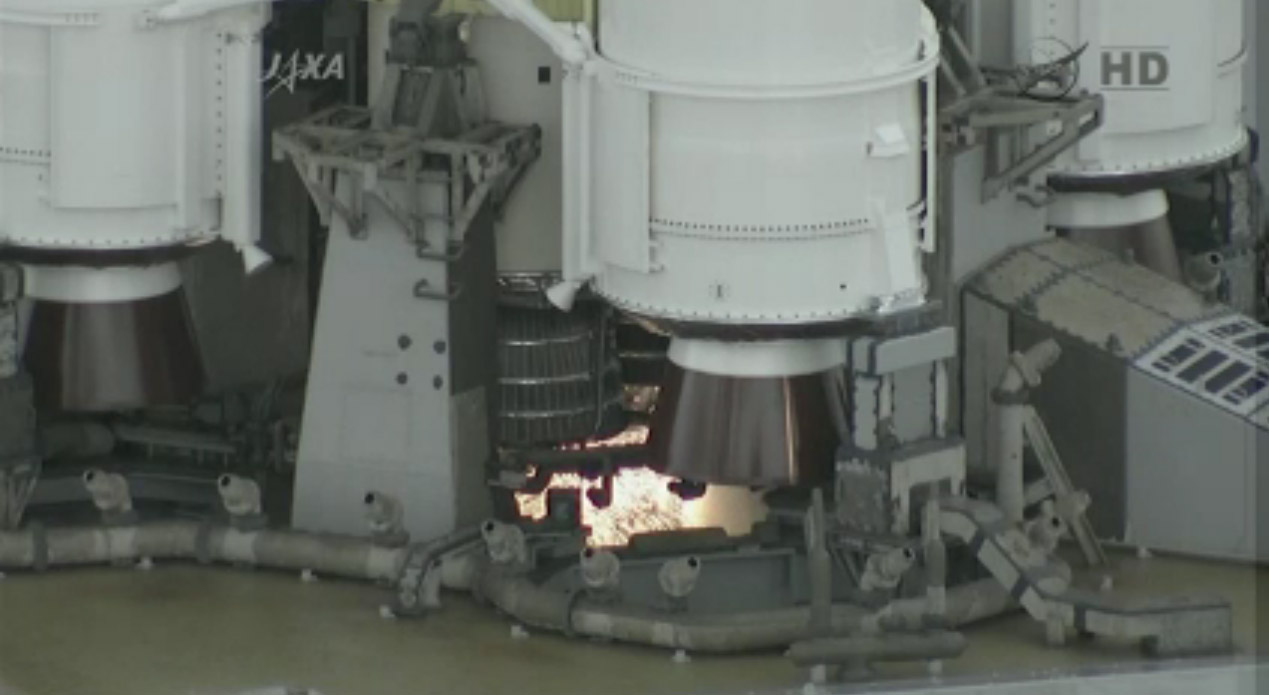 H2-B Rocket Engine Fires