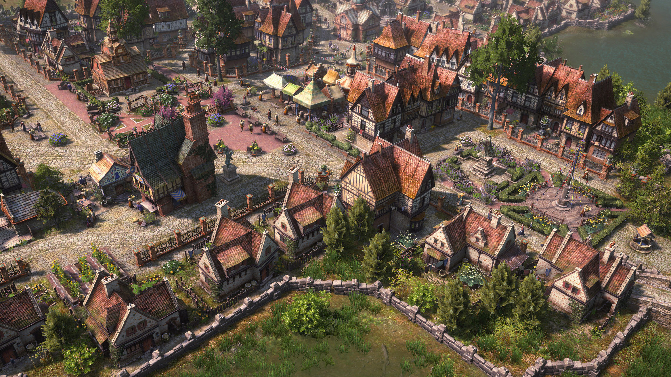 A medieval city