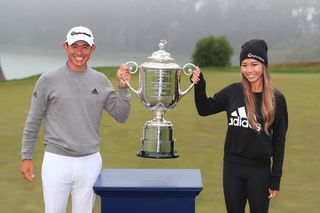Morikawa and Zhu at the 2020 PGA Championship