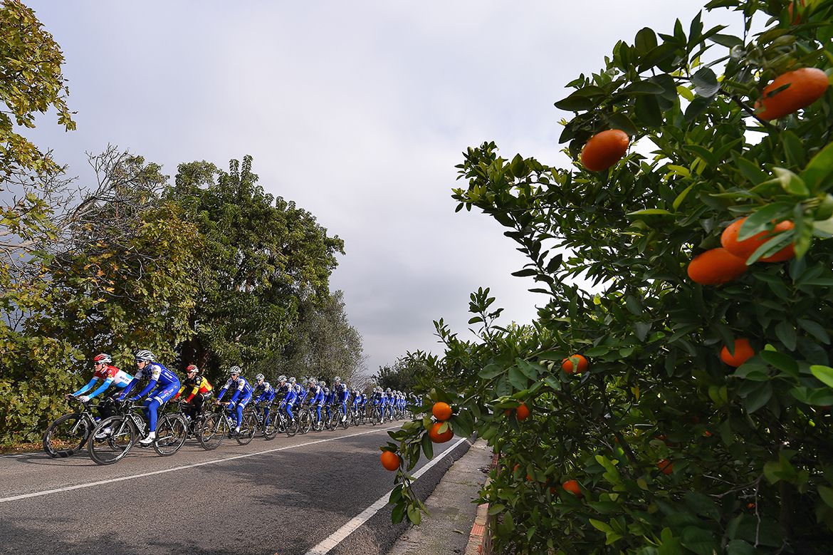 The 2017 Quick-Step Floors team trains in Calpe