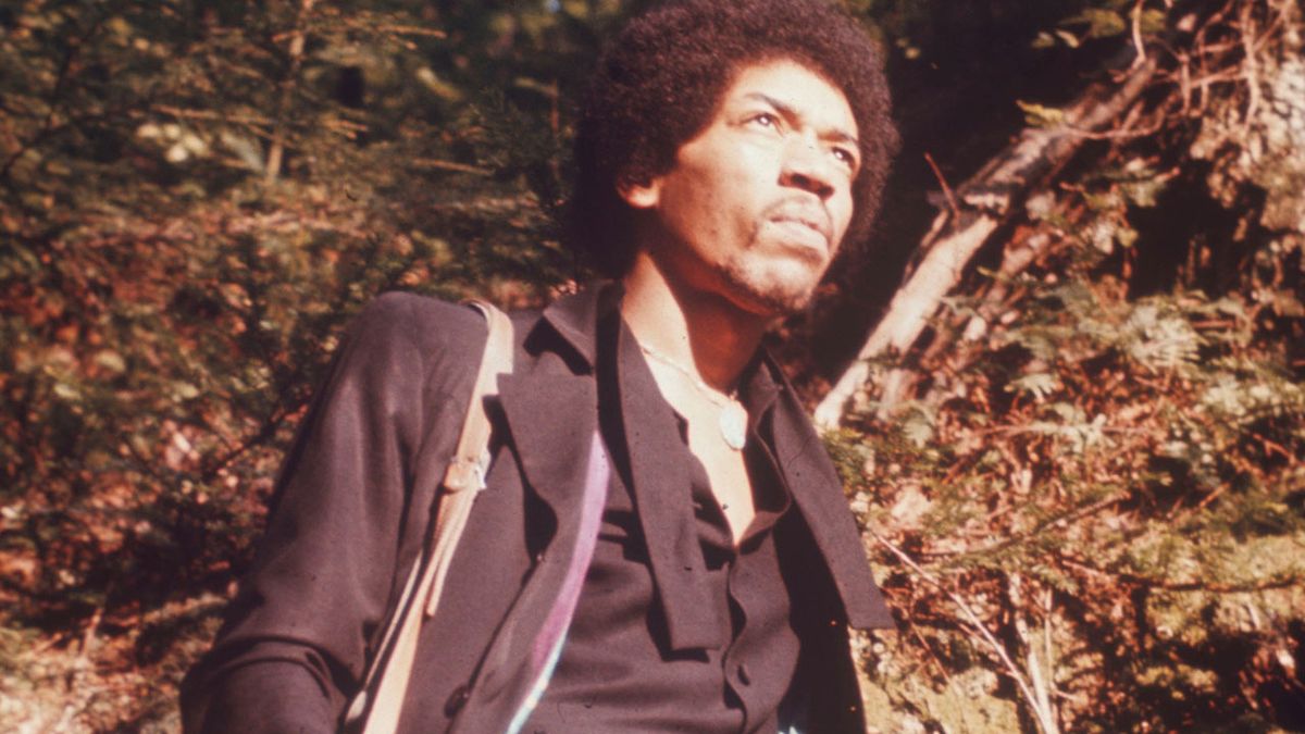 A shot of Jimi Hendrix