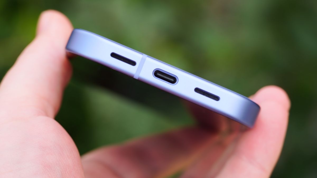 The Google Pixel 10a in the Lavender colorway.