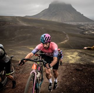 Nathan Haas, winner of 2022 The Rift, finished sixth in the 2023 edition of the Icelandic gravel race