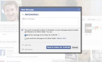 Looking to chat up Mark Zuckerberg? It'll cost ya.