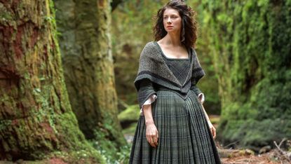 Caitriona Balfe in scene from 'Outlander'