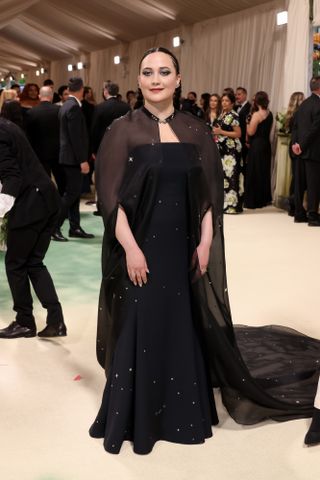 Lily Gladstone attends the Met Gala 2024 for the first time