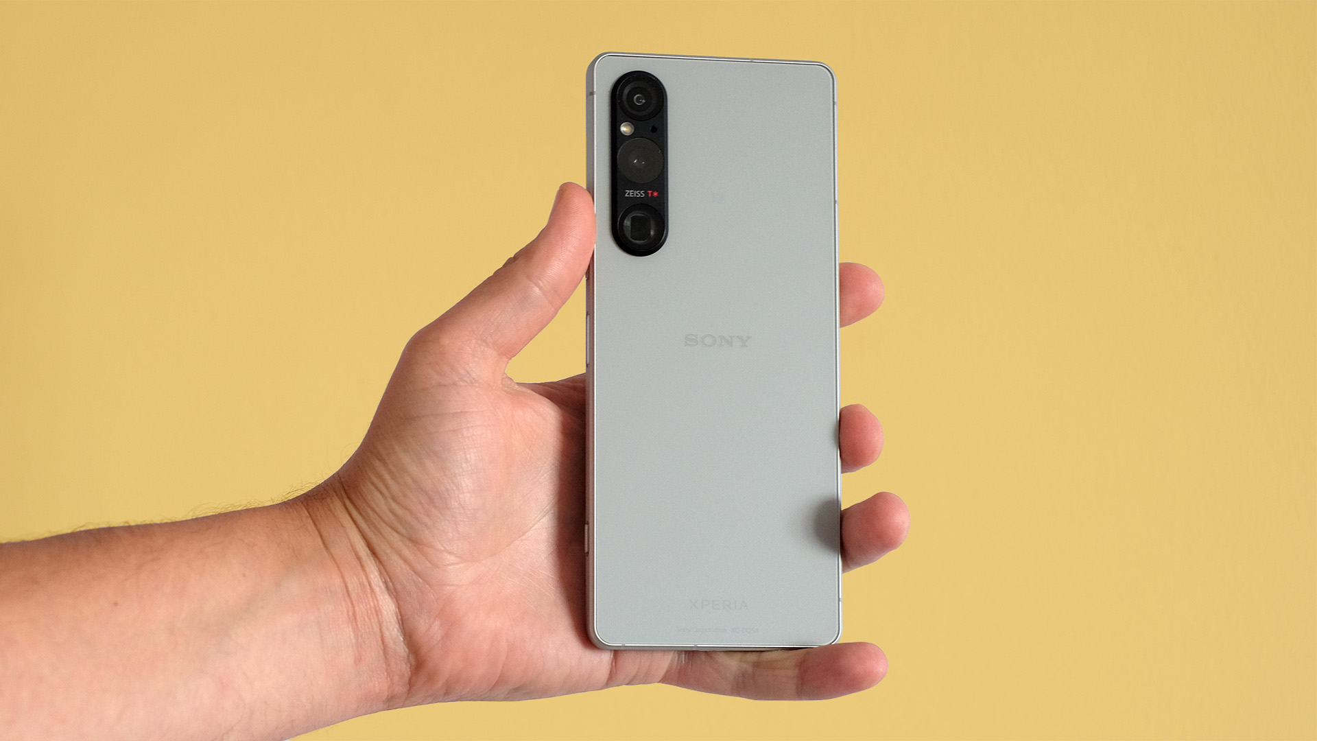 A Sony Xperia 1 V from the back