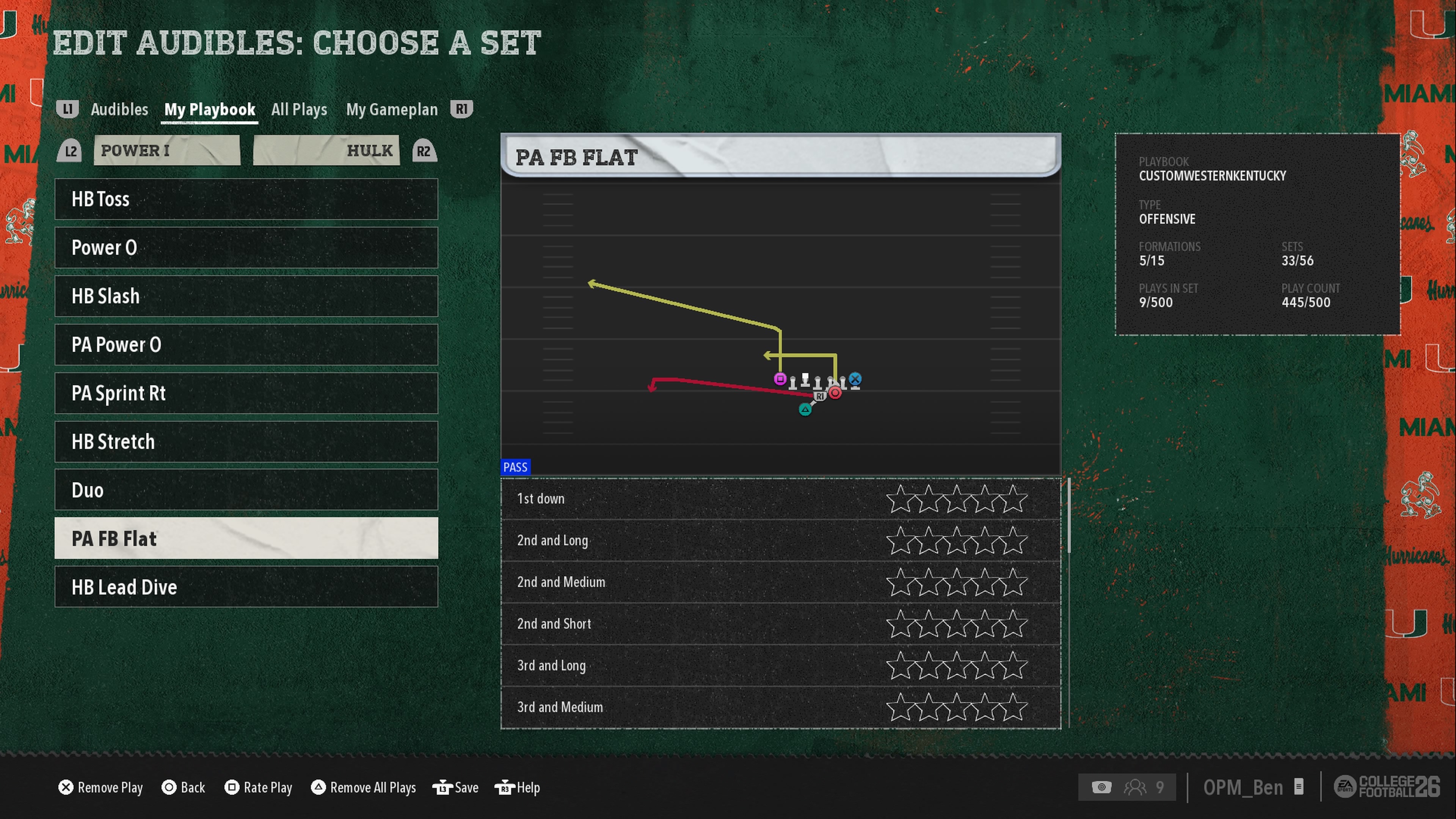 PA FB Flat in College Football 26