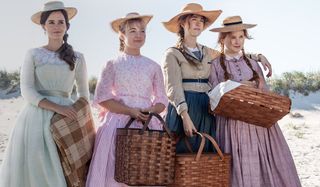 Little Women The March Sisters ready for a picnic on the beach