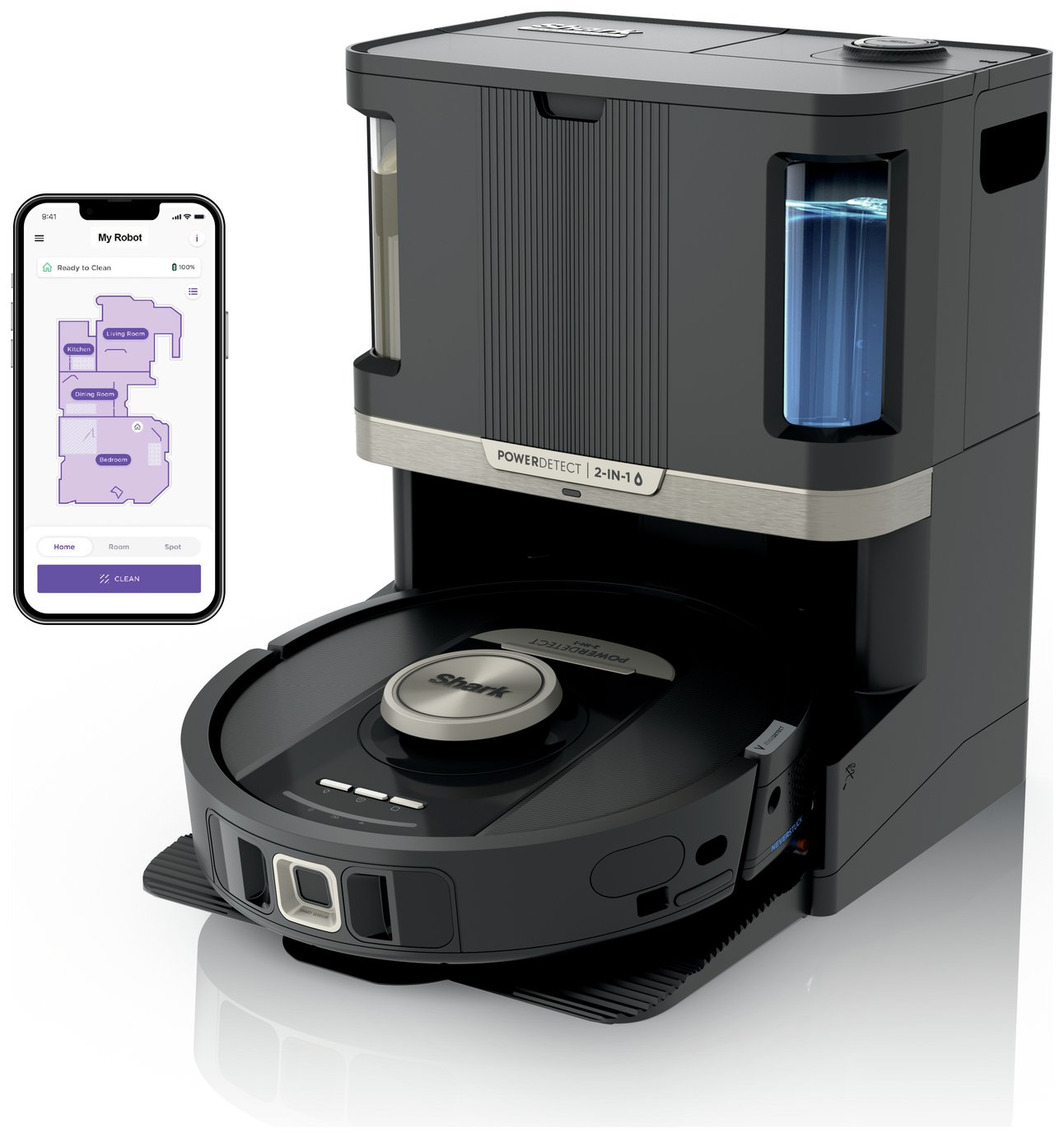 Shark Powerdetect Nevertouch Pro 2-In-1 Robot Vacuum Cleaner
