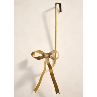 Brass Bow Wreath Hanger