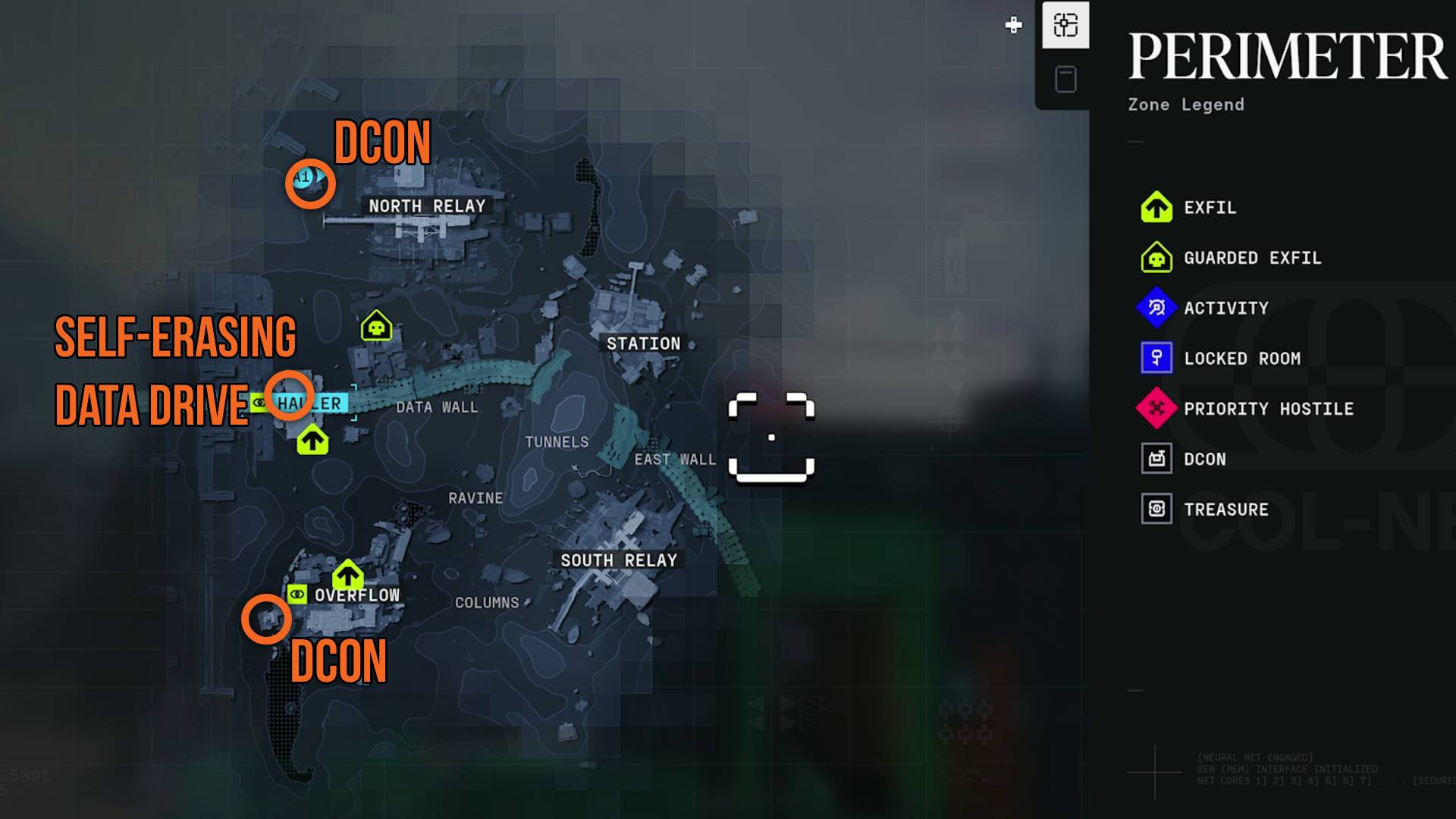 Marathon Equitable Distribution 1 Traxus contract self-erasing data drive marked on map