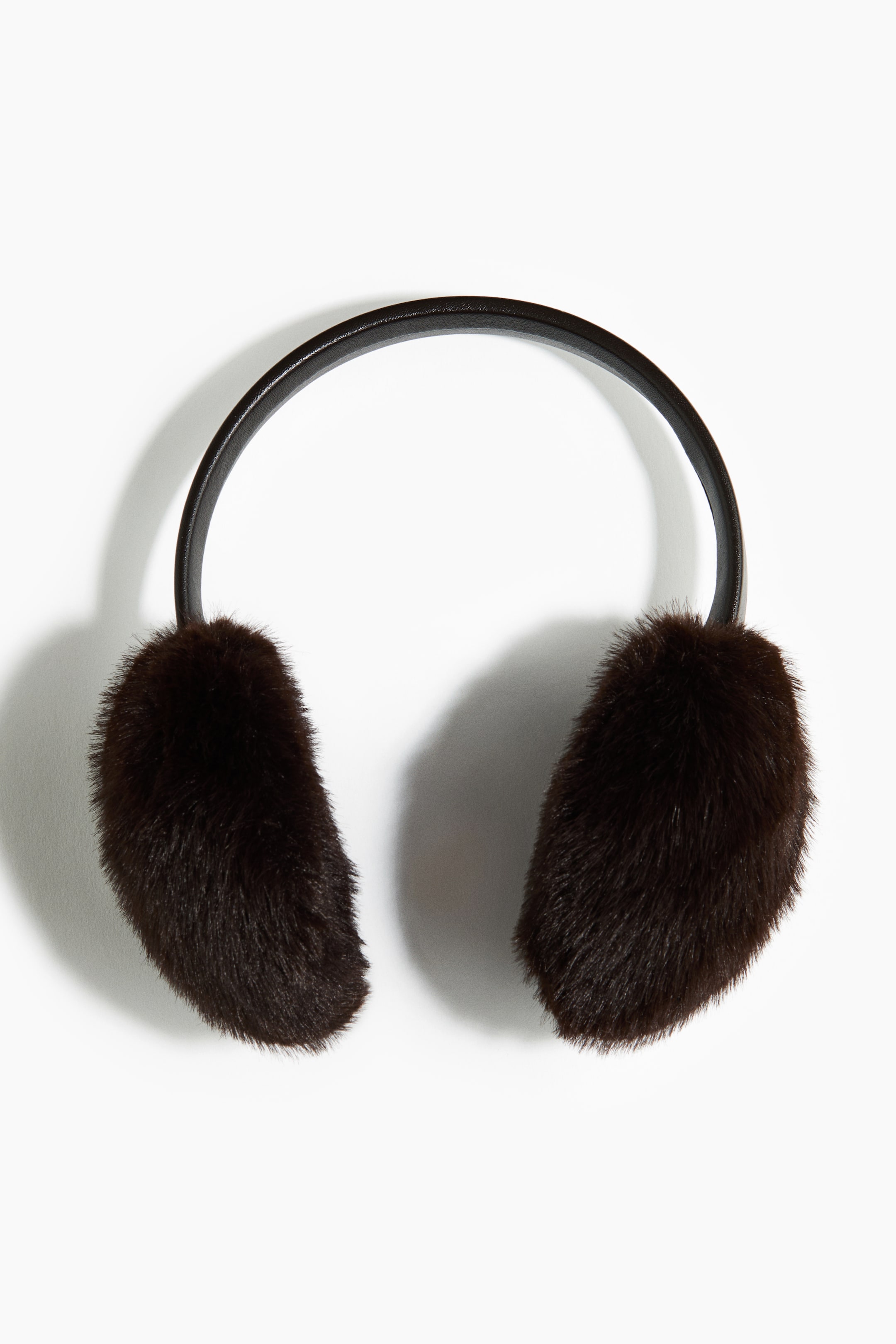 Fluffy Earmuffs - Beige/leopard Print