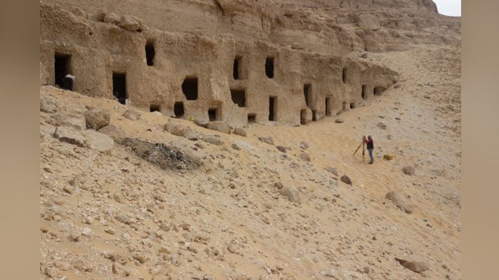 About 250 tombs have been found cut into the sides of a hill in Egypt&#039;s Eastern Desert. They date between roughly 4,200 and 2,100 years ago.