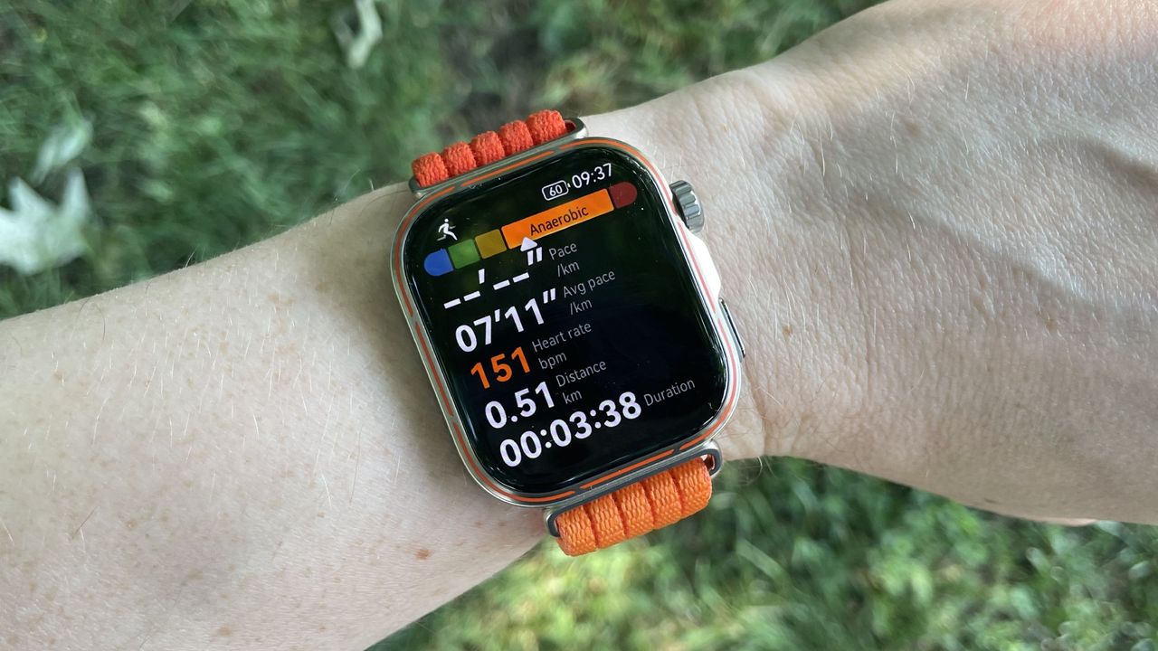 The Huawei Watch Fit 5 Pro is made from titanium, looks like an Apple Watch, performs really well against a top-tier Garmin watch — and is currently under £200