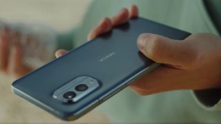 Nokia X30 5G held in hand