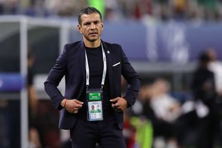Head coach Jaime Lozano of Mexico looks on during the Concacaf Nations League Semifinal match between Panama and Mexico at AT&T Stadium on March 21, 2024 in Arlington, Texas. (Photo by Omar Vega/Getty Images)