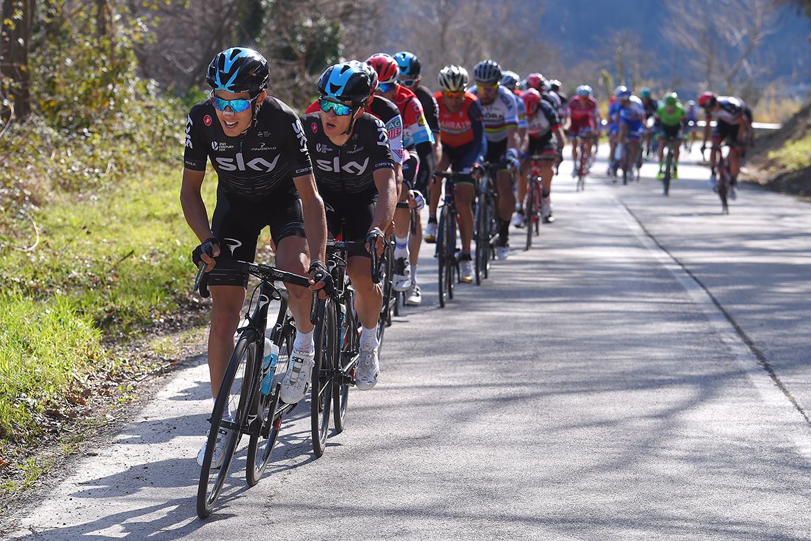 Sky injecting the pace on Tirreno-Adriatico's fifth stage