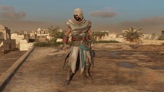 Assassin's Creed Mirage Basim wearing hidden one outfit